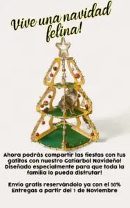 arbol de navidad para gatos, arbol de navidad anti gatos, arbol de navidad a prueba de gatos