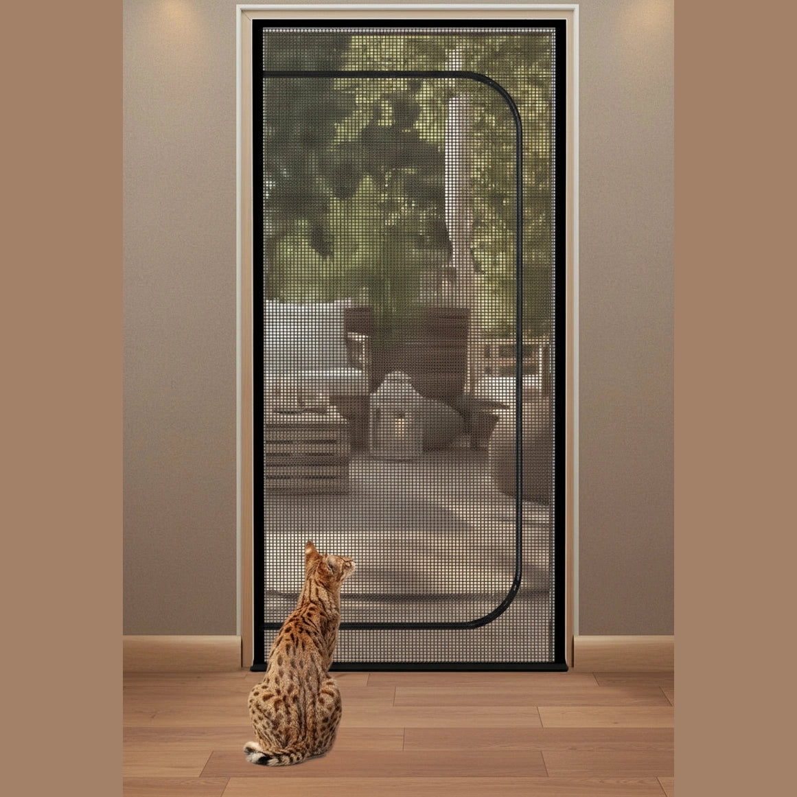 Malla separadora para puertas – Ideal para gatos y mascotas