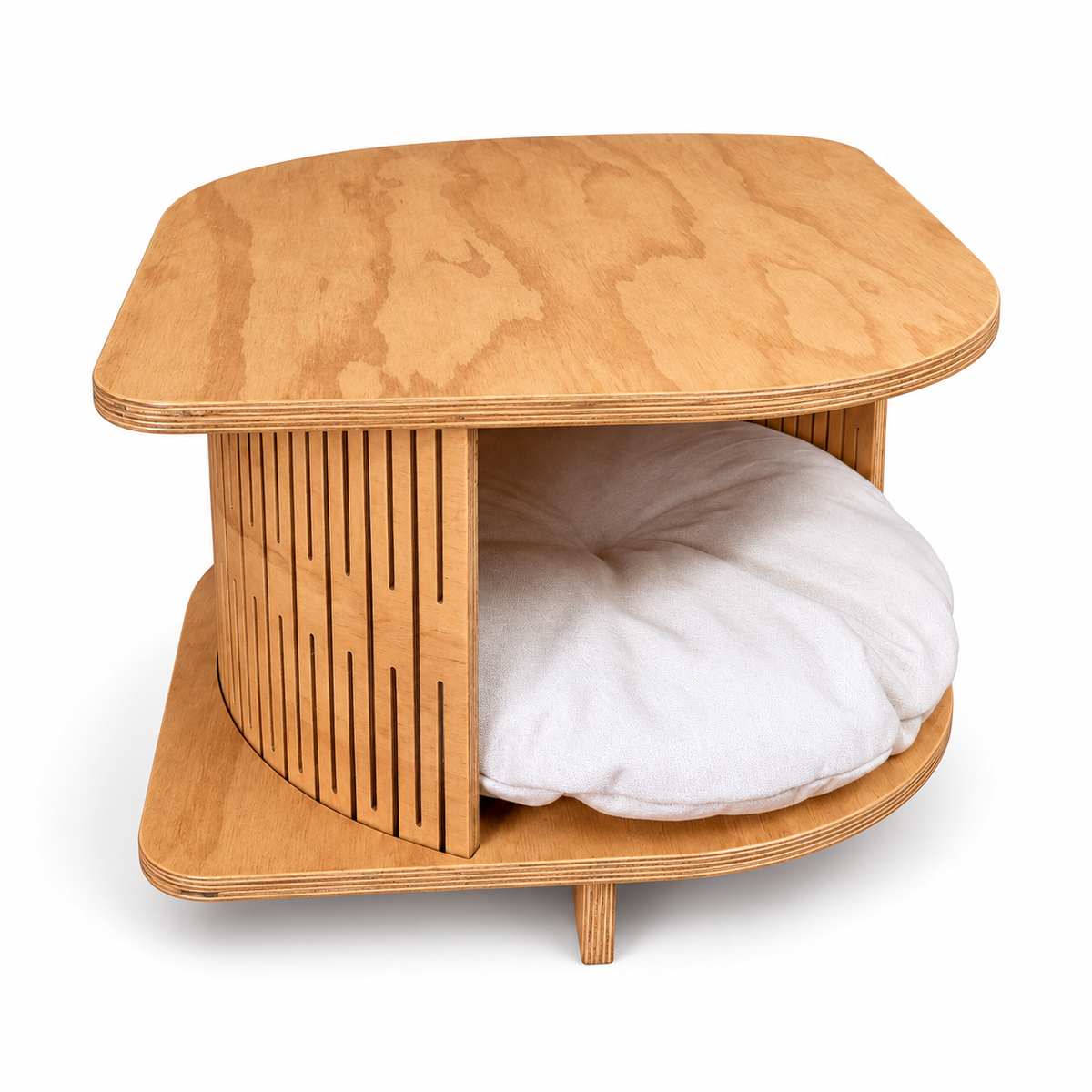 Mesa Horus – Mesa auxiliar con refugio para gatos