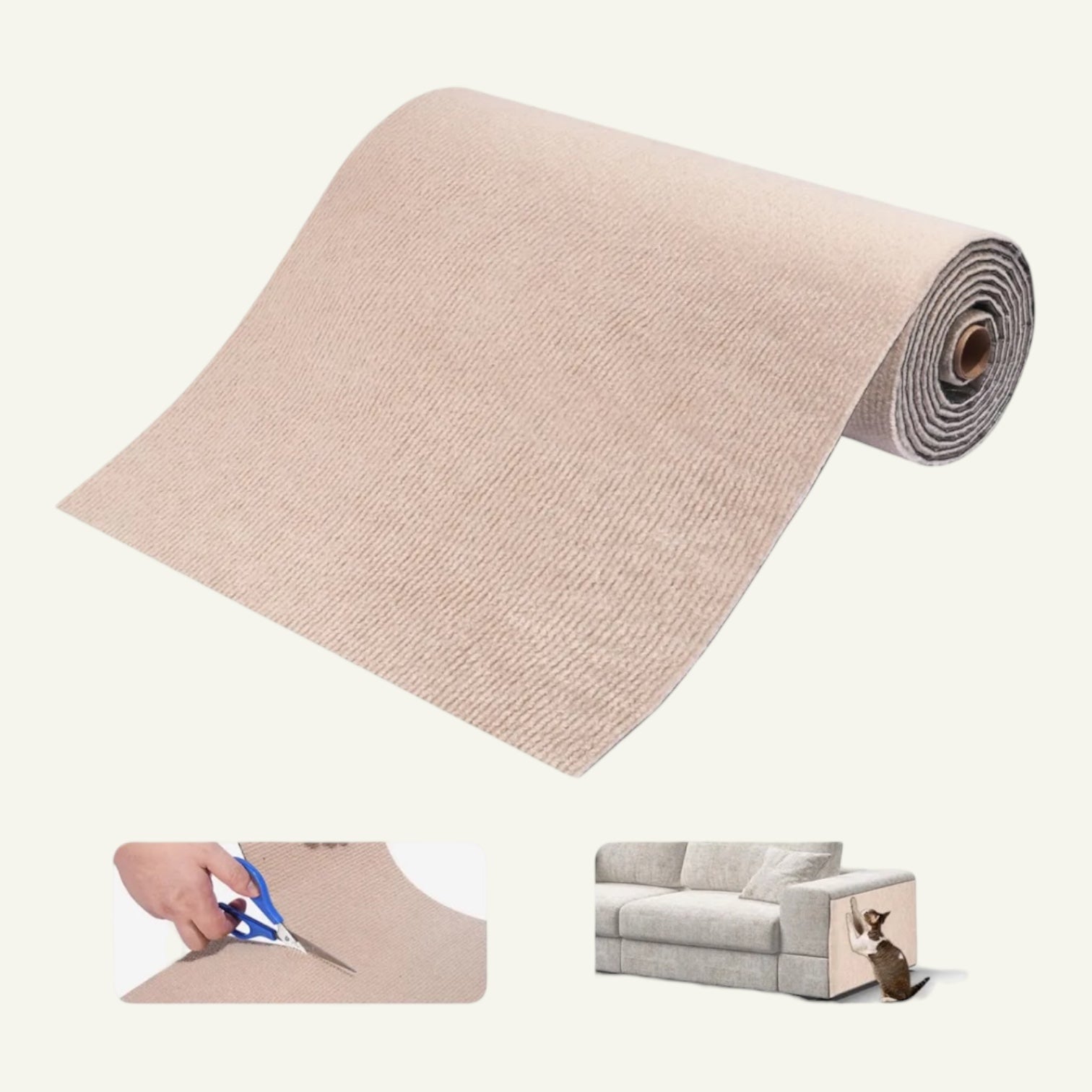 Tapete Adhesivo Rascador para Gatos