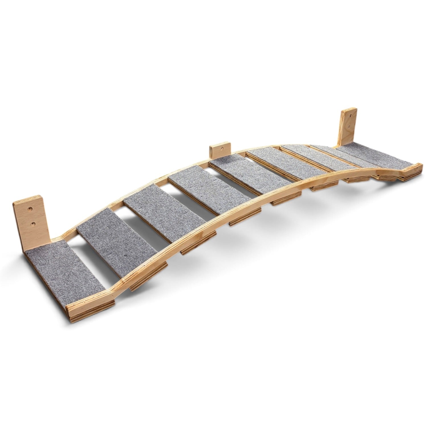 Puente Arco para Gatos – Pasarela Elevada de Madera