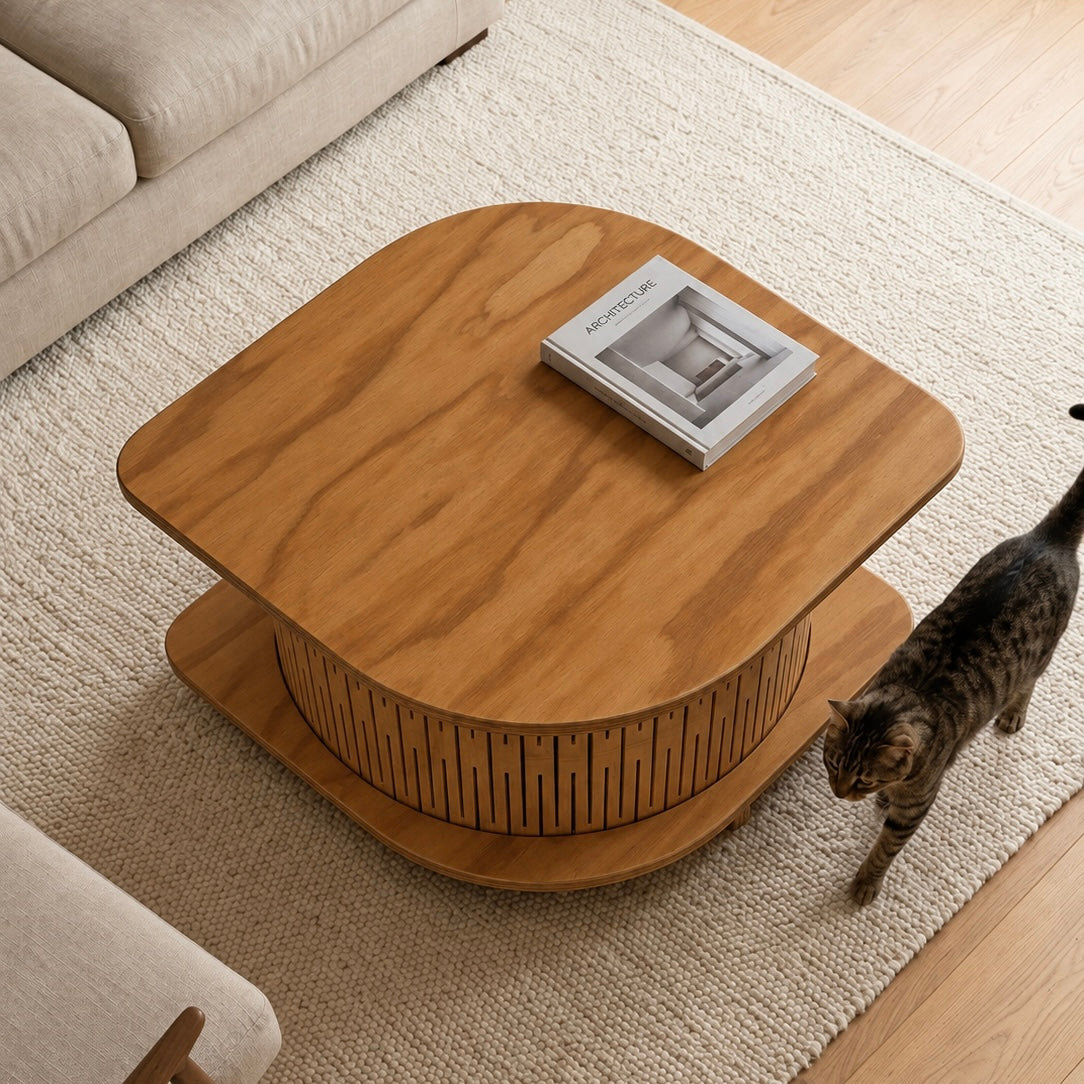 Mesa Horus – Mesa auxiliar con refugio para gatos