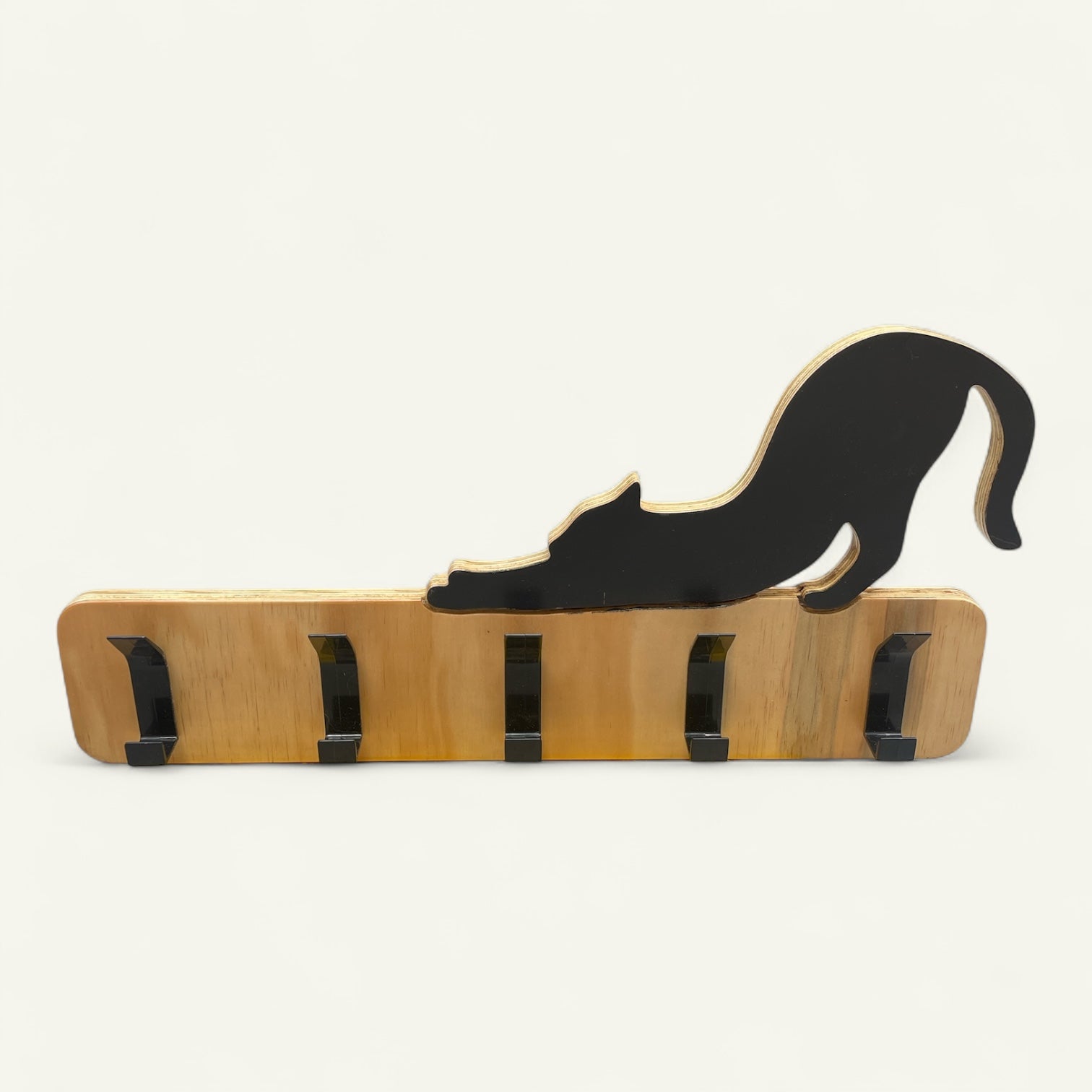 Perchero Gatuno en Madera | Organiza con Estilo Felino
