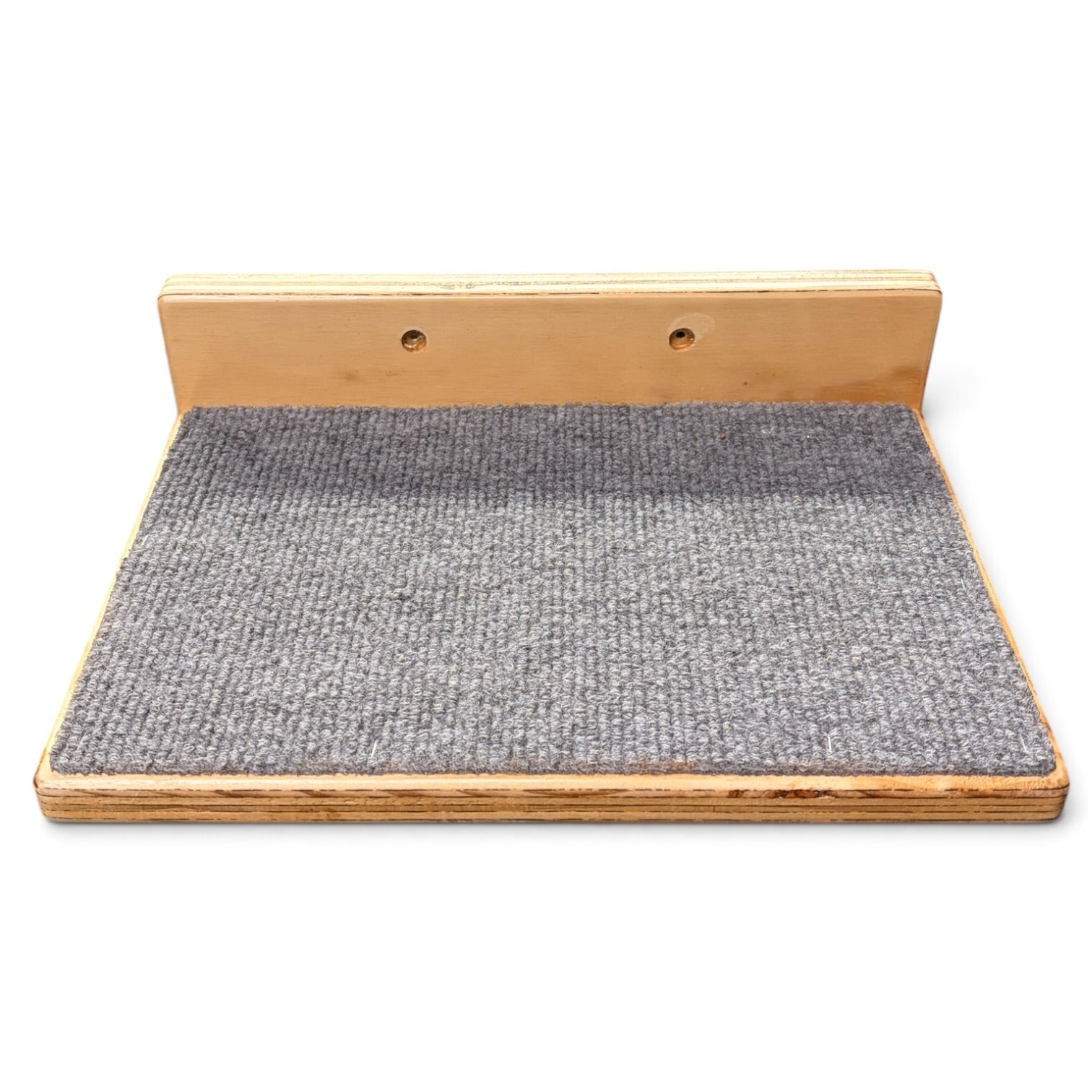 Repisa para Gatos de Pared 30 x 20 cm | Madera Natural con Tapete Antideslizante