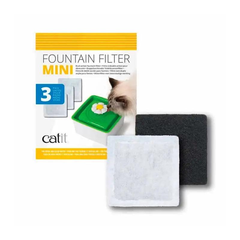 Filtro Carbon Activado para Fuente  Mini Catit Flor (3 unidades)