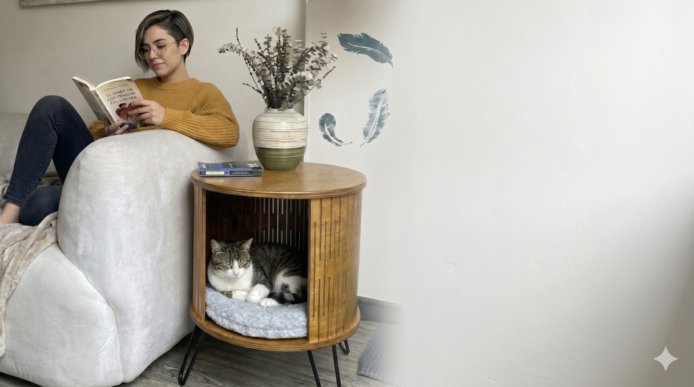 PARA LOS AMANTES DE LOS<br> GATOS Y LA DECORACIÓN