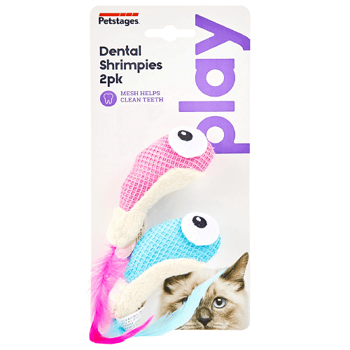 Juguete Dental Shrimpies para gatos – Pack x 2