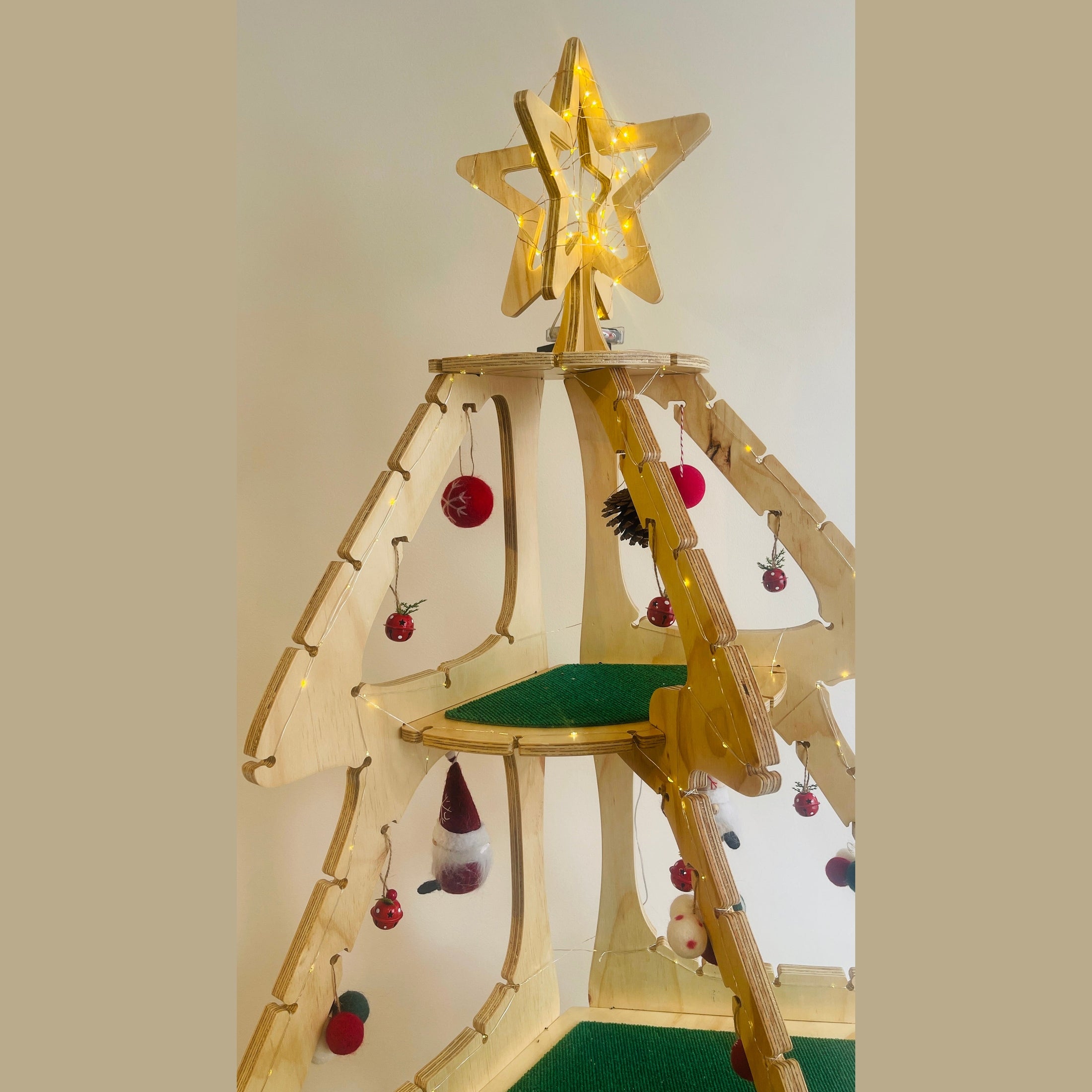 Gatiárbol de Navidad