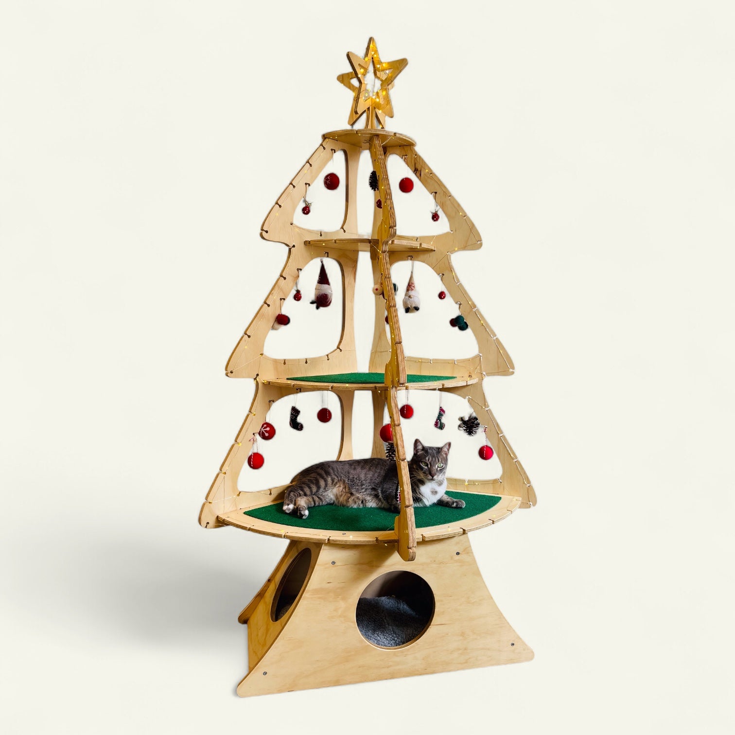 Gatiárbol de Navidad