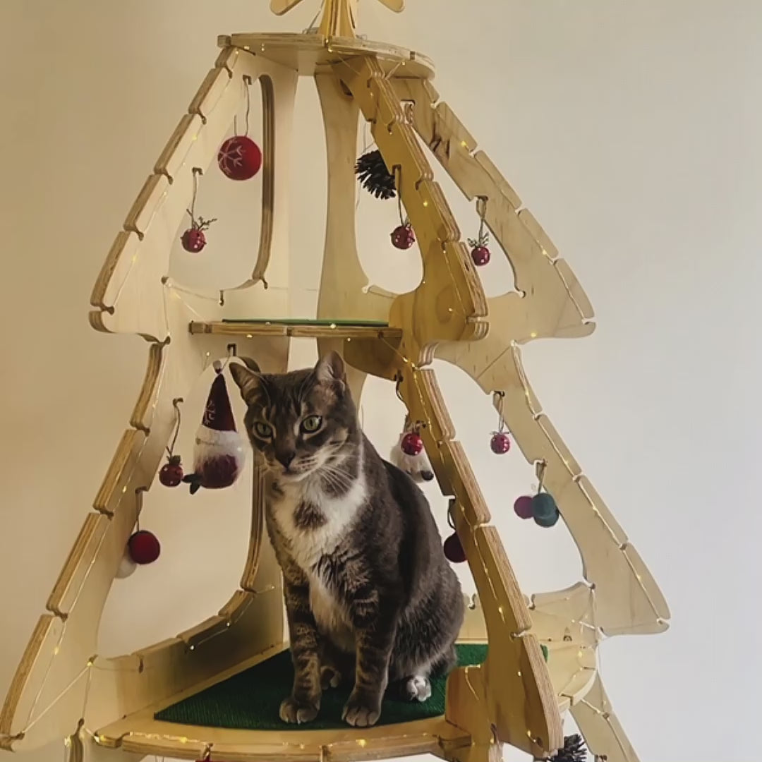 Gatiárbol de Navidad